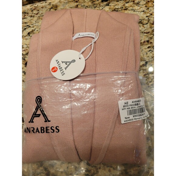 NWT Anrabess Women's Rose/Beige (Apricot) Long Cardigan - Picture 12 of 12